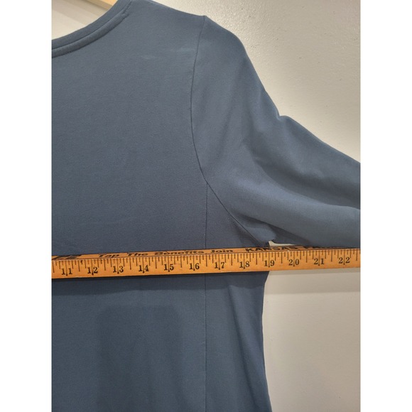 Pure Jill Petite M Pima Cotton Blend Tunic Dress Pockets Casual Everyday Women's - Picture 7 of 8